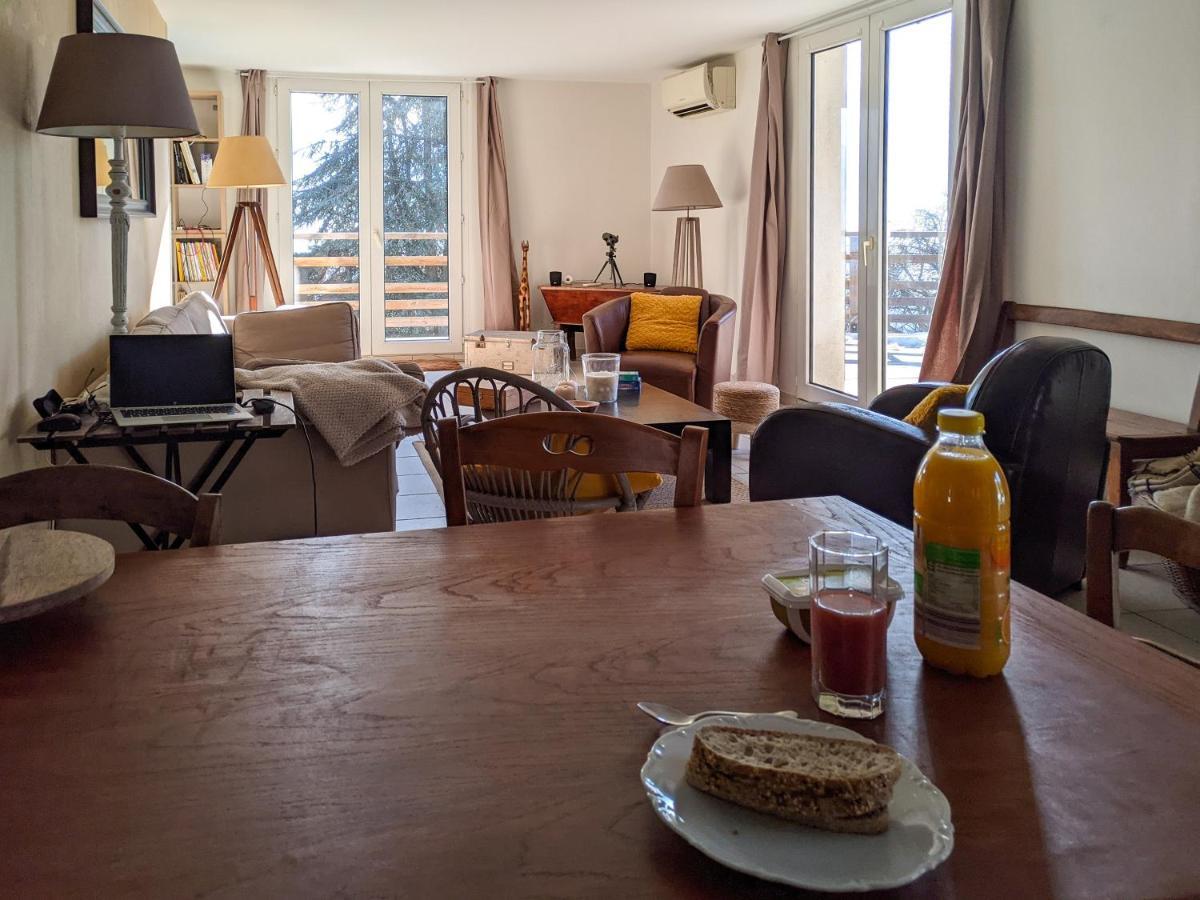 Maison Familiale En Montagne Avec Vue Merveilleuse Sur Le Massif De Belledonne Saint-Bernard  エクステリア 写真